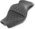 SADDLEMEN Explorer Seat - Lattice Stitched - 4.5 Gallon Tanks - XL '04-'20