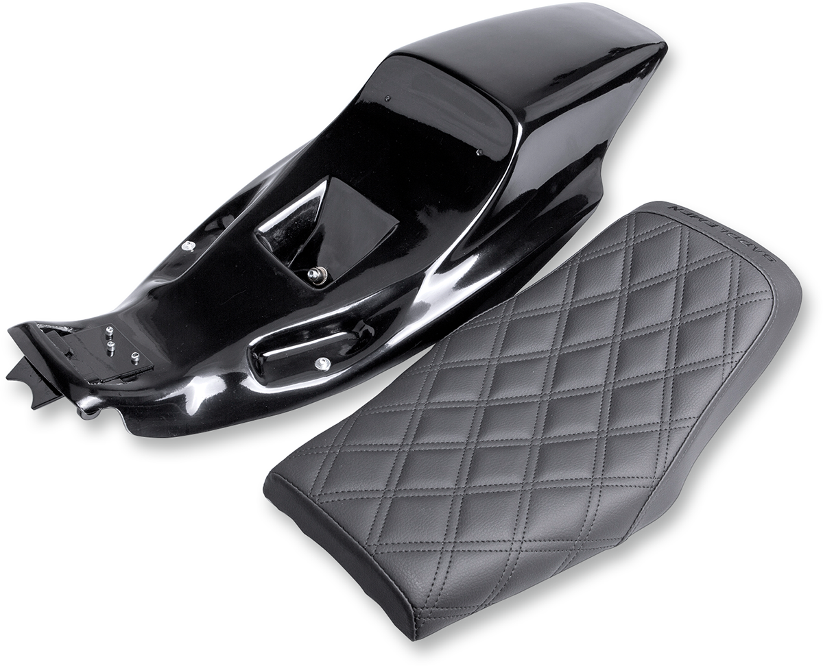 SADDLEMEN Eliminator Seat Kit - Lattice Stitched - XL '04-'20