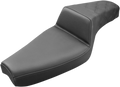 SADDLEMEN Step-Up Seat - Rear Lattice Stitch - Black - XL