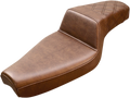 SADDLEMEN Step-Up Seat - Rear Lattice Stitch - Brown - XL