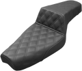 SADDLEMEN Step-Up Seat - Full Lattice Stitch - Black - XL