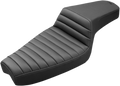 SADDLEMEN Step-Up Seat - Front Tuck-n-Roll - Black - XL