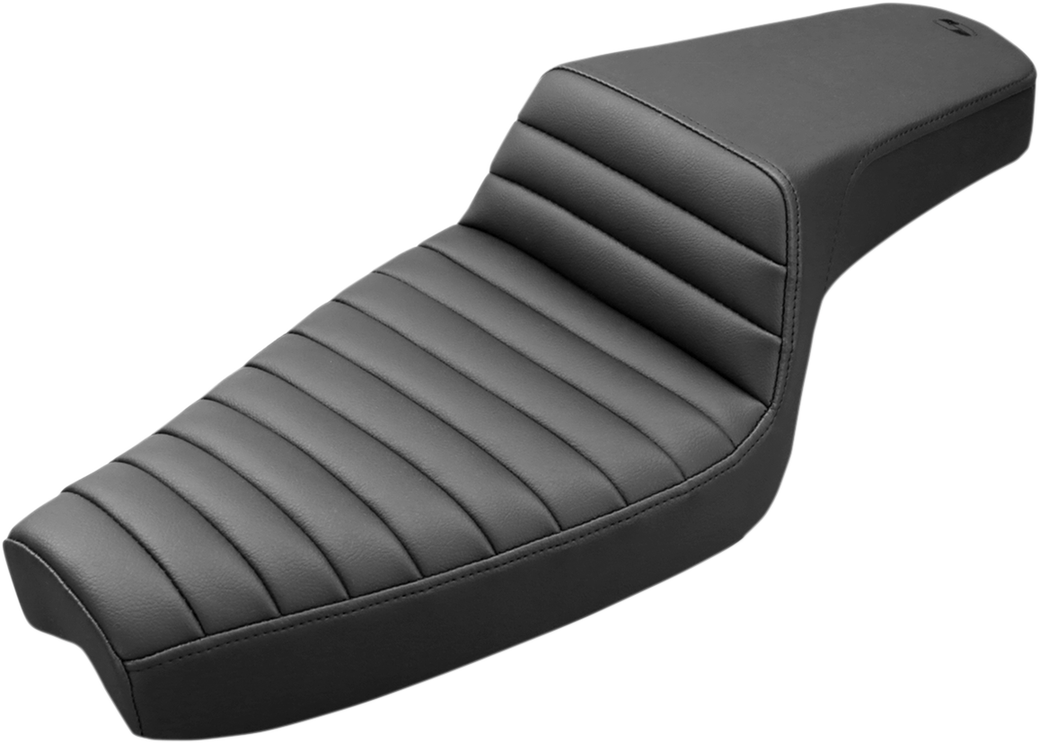 SADDLEMEN Step-Up Seat - Front Tuck-n-Roll - Black - XL