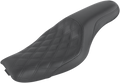 SADDLEMEN Profiler Seat - Front Lattice/Rear Smooth - Black - XL '04-'20
