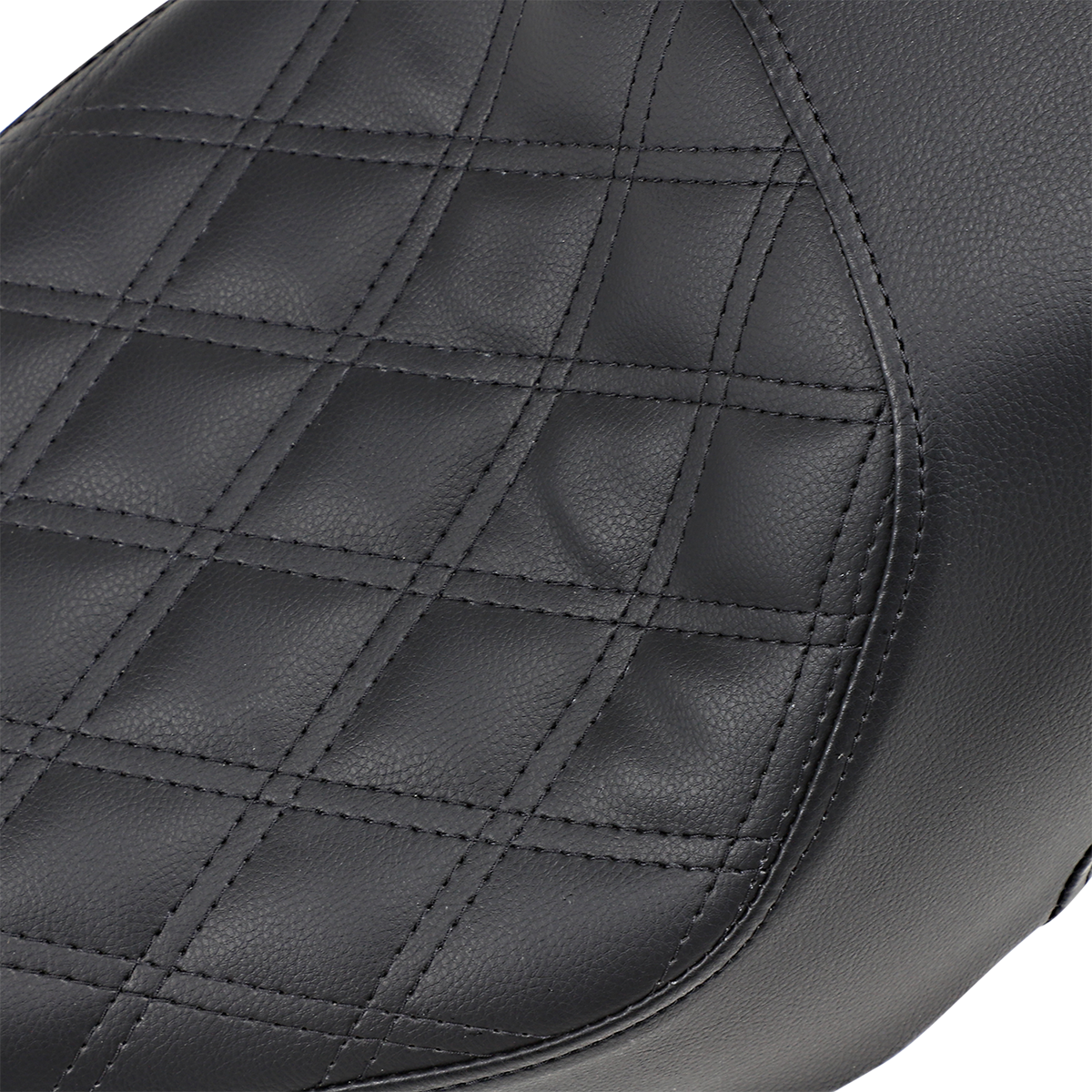 SADDLEMEN Profiler Seat - Front Lattice/Rear Smooth - Black - XL '04-'20