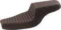 SADDLEMEN Step-Up Seat - Front Tuck-n-Roll/Rear Lattice Stitch - Brown