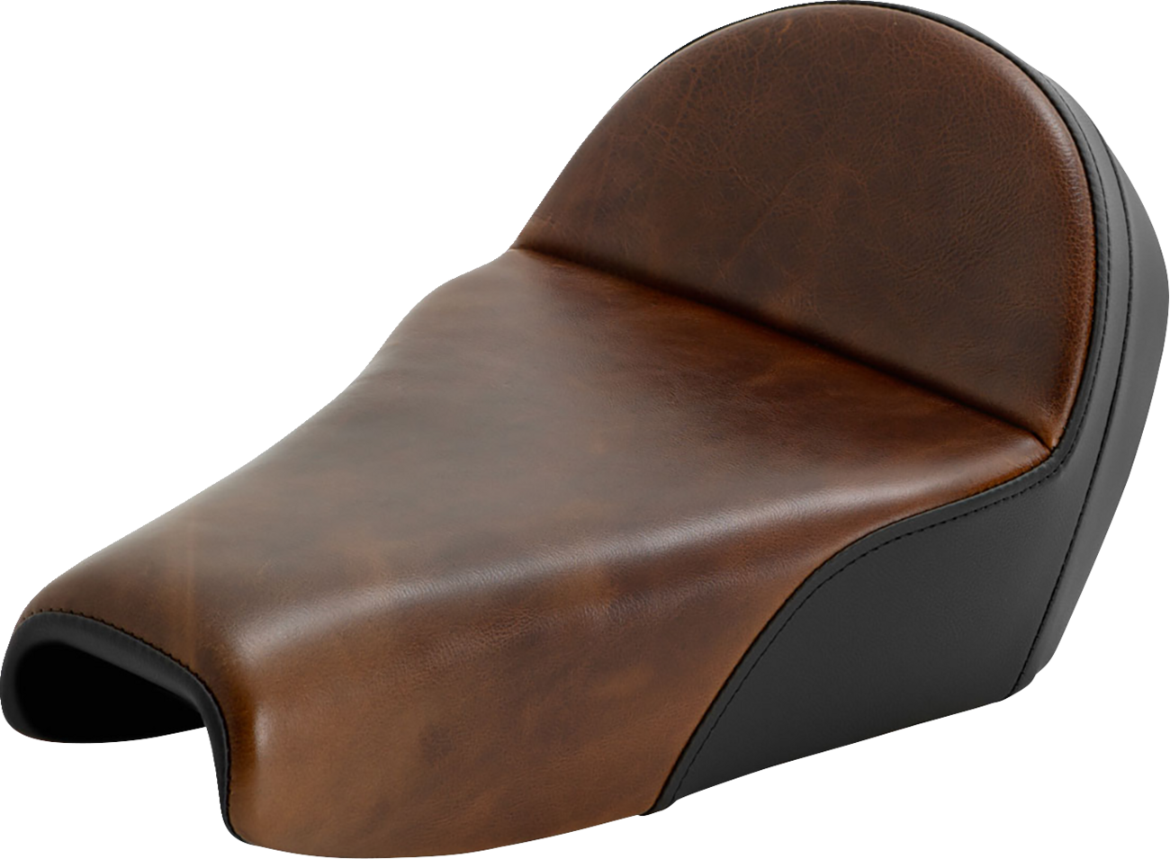 SADDLEMEN Lariat Solo Seat - Distressed Leather - 3.3 Gal Tank - XL '04-'22