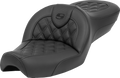 SADDLEMEN Roadsofa™ Seat - without Backrest - Lattice Stitch - XL '79-'03