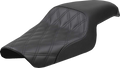 SADDLEMEN Profiler™ Seat - XL - Lattice Stitch - Black - Sportster S '21-'25
