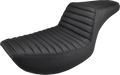 SADDLEMEN Step-Up Seat - Front Tuck-n-Roll - Black - FXR