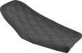 SADDLEMEN Eliminator Seat - Black - Lattice Stitched