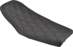 SADDLEMEN Eliminator Seat - Black - Lattice Stitched