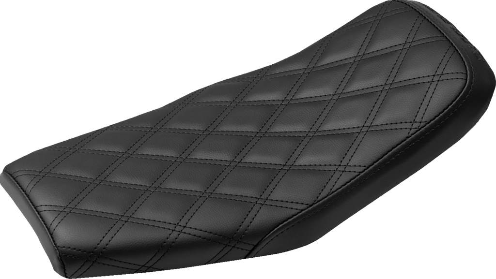 SADDLEMEN Eliminator Seat - Black - Lattice Stitched