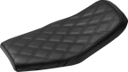 SADDLEMEN Eliminator Seat - Black - Lattice Stitched