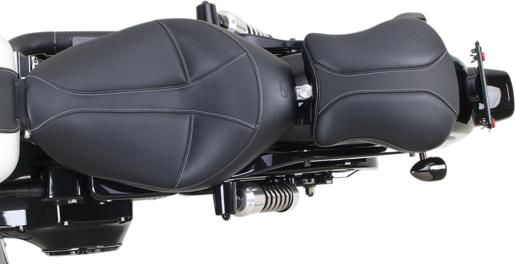 SADDLEMEN Detachable Pillion Pad - Dominator - Contoured - 9"