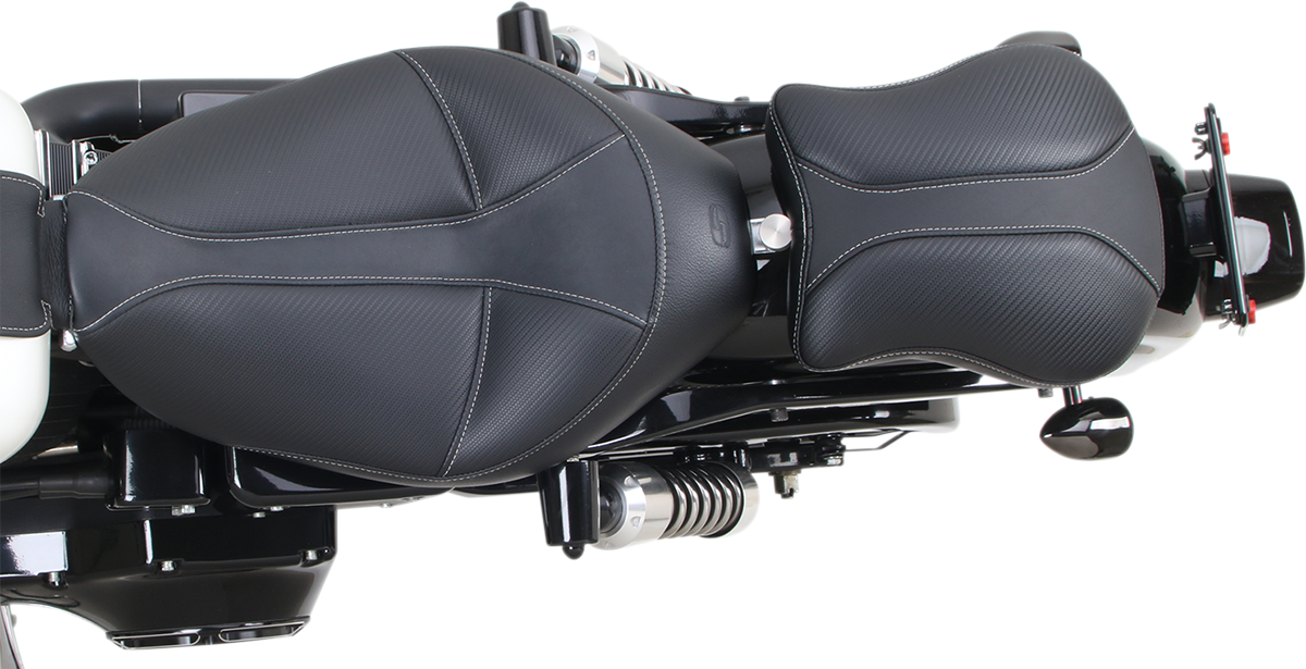 SADDLEMEN Detachable Pillion Pad - Dominator - Contoured - 9"