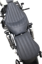 SADDLEMEN Detachable Pillion Pad - Knuckle - Contoured - 9"