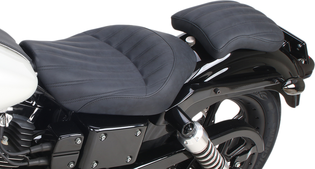 SADDLEMEN Detachable Pillion Pad - Knuckle - Contoured - 9"