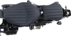 SADDLEMEN Detachable Pillion Pad - Knuckle - Contoured - 9"