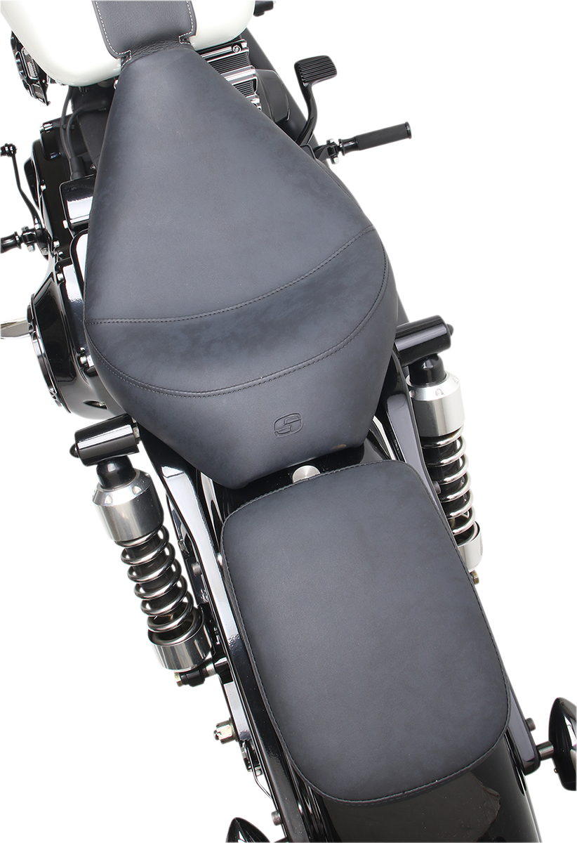 SADDLEMEN Detachable Pillion Pad - Saddlehyde S3 - Brushed - 7"