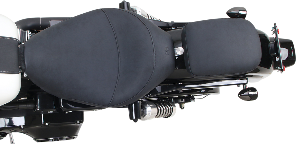 SADDLEMEN Detachable Pillion Pad - Saddlehyde S3 - Brushed - 7"