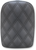 SADDLEMEN Detachable Pillion Pad - Lattice Stitched - Black - 7"