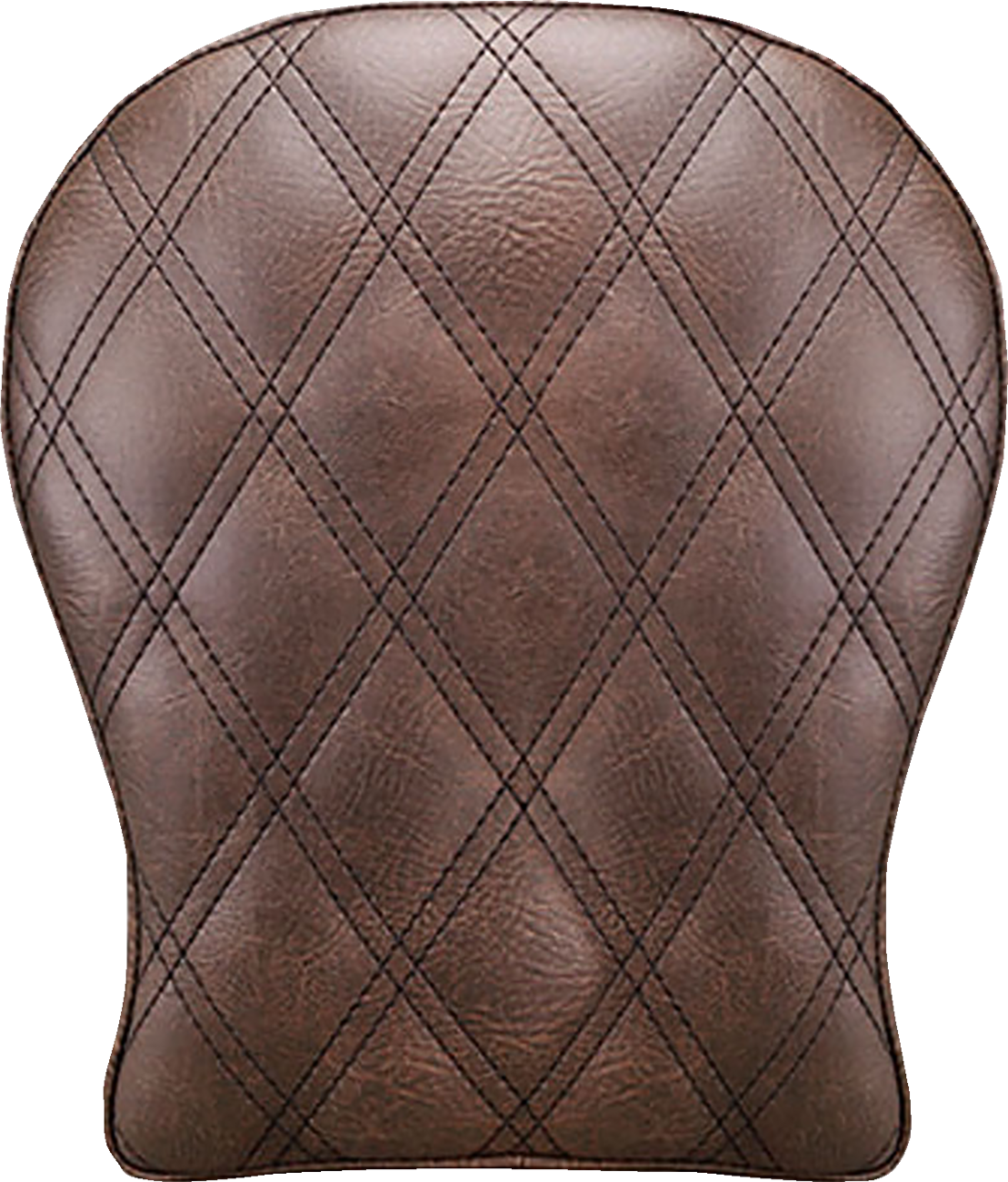 SADDLEMEN Detachable Pillion Pad - Lattice Stitched - Brown - 9"