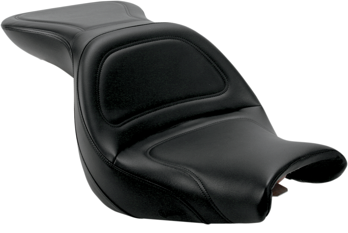 SADDLEMEN Seat - Explorer™ - without Backrest - Stitched - Black - V750 Aero