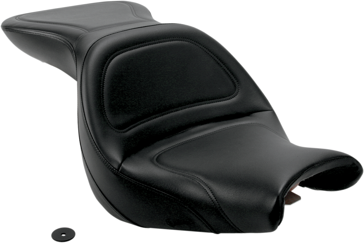 SADDLEMEN Seat - Explorer™ - without Backrest - Stitched - Black - V750 Aero