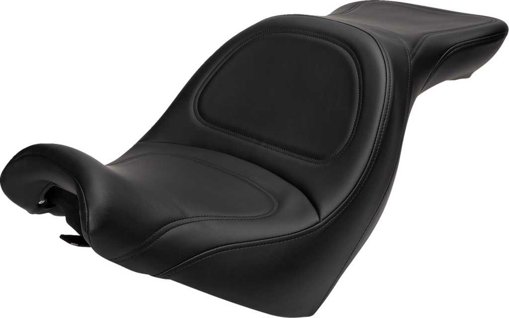 SADDLEMEN Seat - Explorer™ - without Backrest - Stitched - Black - C50