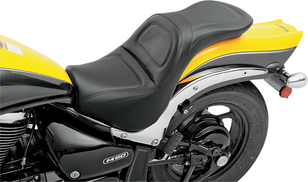 SADDLEMEN Seat - Explorer™ - without Backrest - Stitched - Black - C50