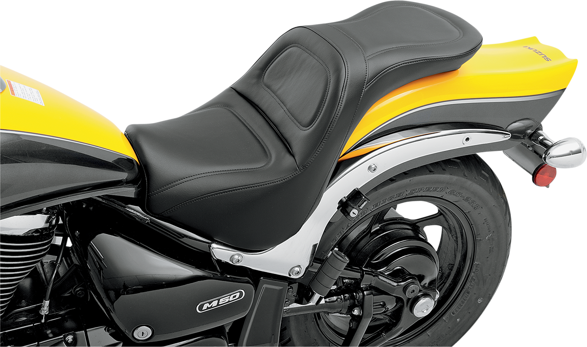 SADDLEMEN Seat - Explorer™ - without Backrest - Stitched - Black - C50