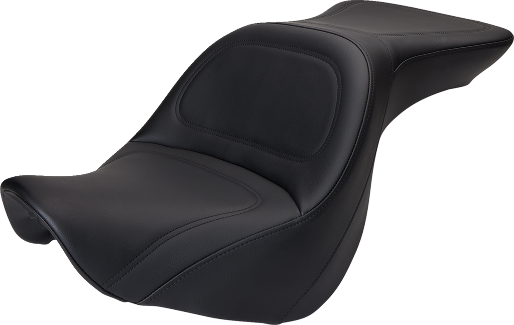 SADDLEMEN Seat - Explorer™ - without Backrest - Stitched - Black - VN900