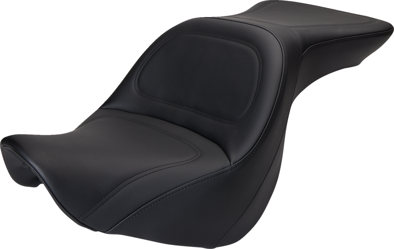 SADDLEMEN Seat - Explorer™ - without Backrest - Stitched - Black - VN900