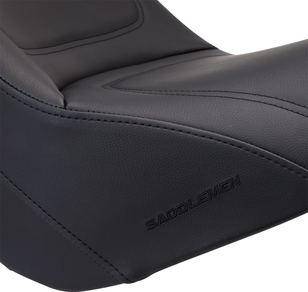 SADDLEMEN Seat - Explorer™ - without Backrest - Stitched - Black - VN900