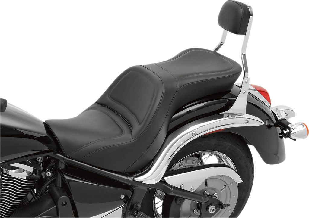 SADDLEMEN Seat - Explorer™ - without Backrest - Stitched - Black - VN900