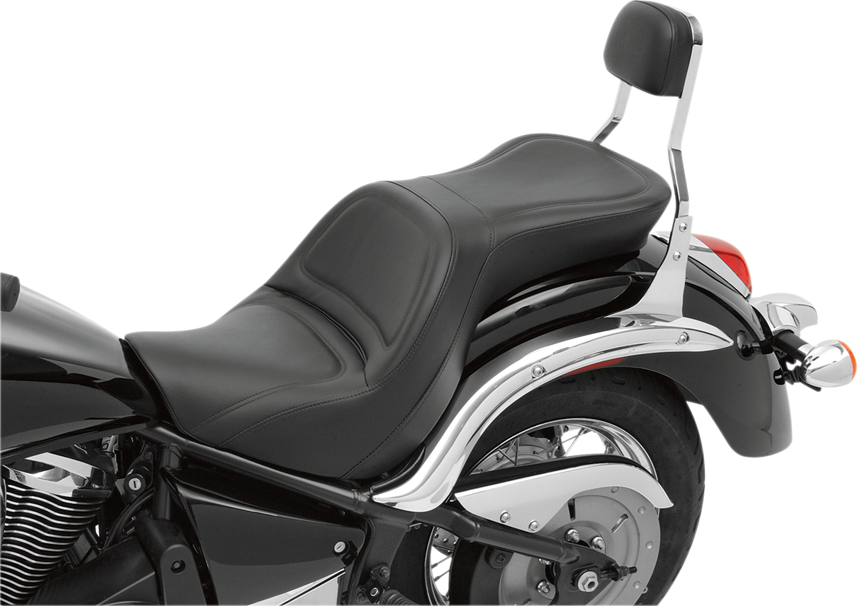 SADDLEMEN Seat - Explorer™ - without Backrest - Stitched - Black - VN900