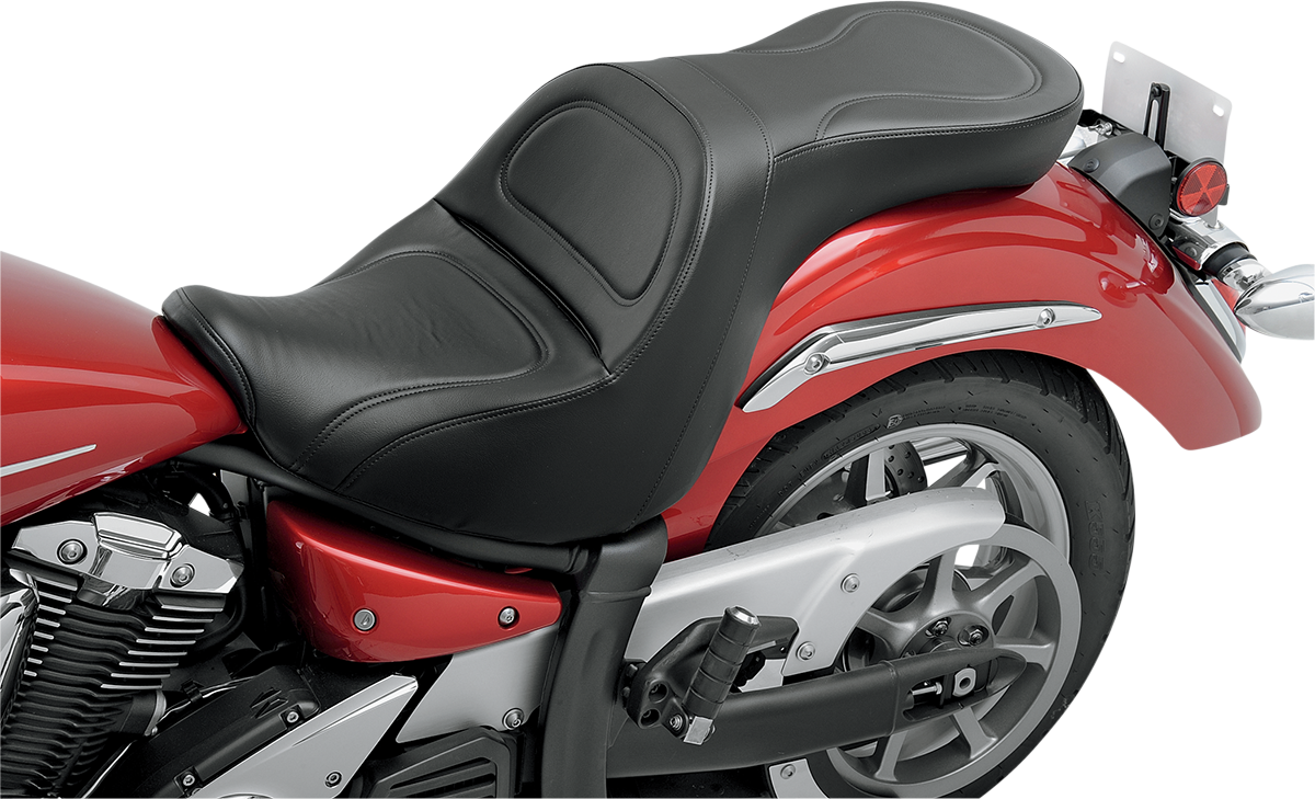 SADDLEMEN Seat - Explorer™ - without Backrest - Stitched - Black - XVS1300