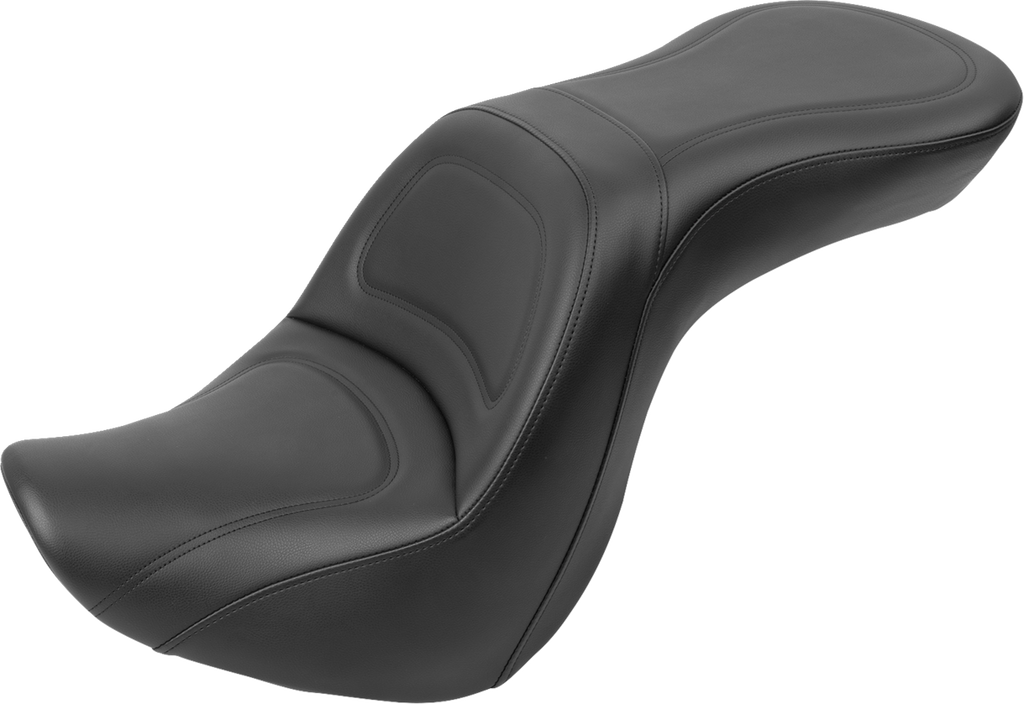 SADDLEMEN Seat - Explorer™ - without Backrest - Stitched - Black - VN900