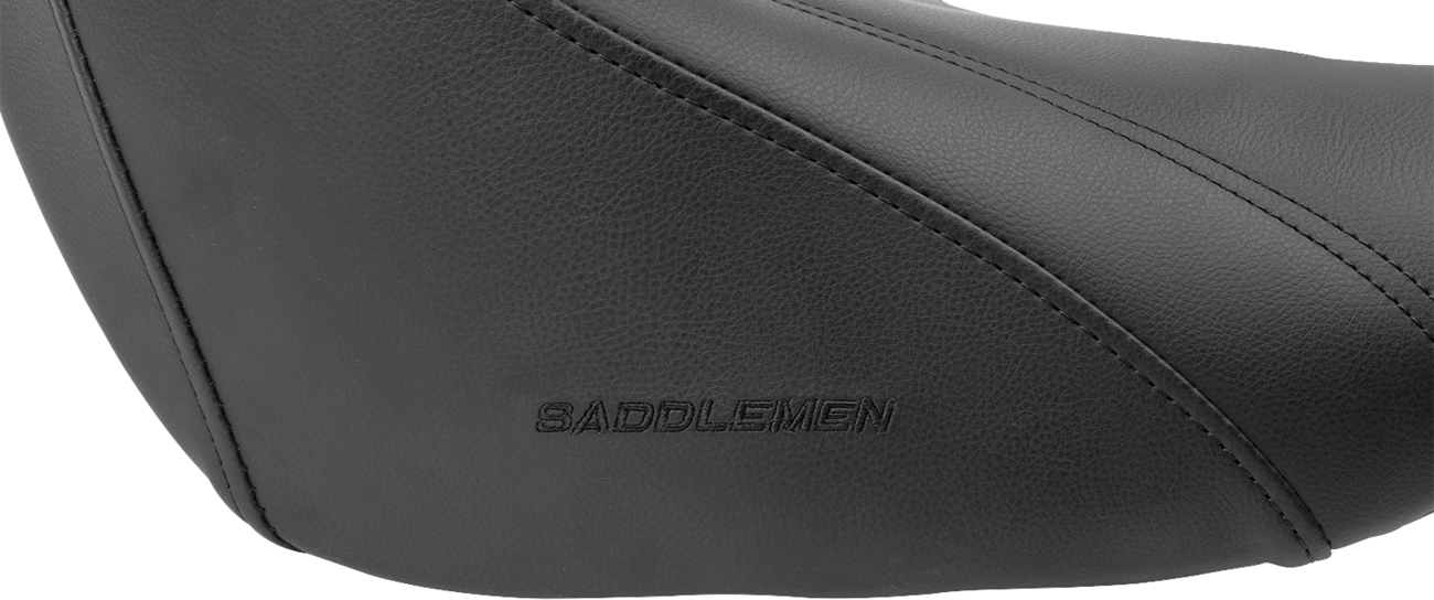SADDLEMEN Seat - Explorer™ - without Backrest - Stitched - Black - VN900