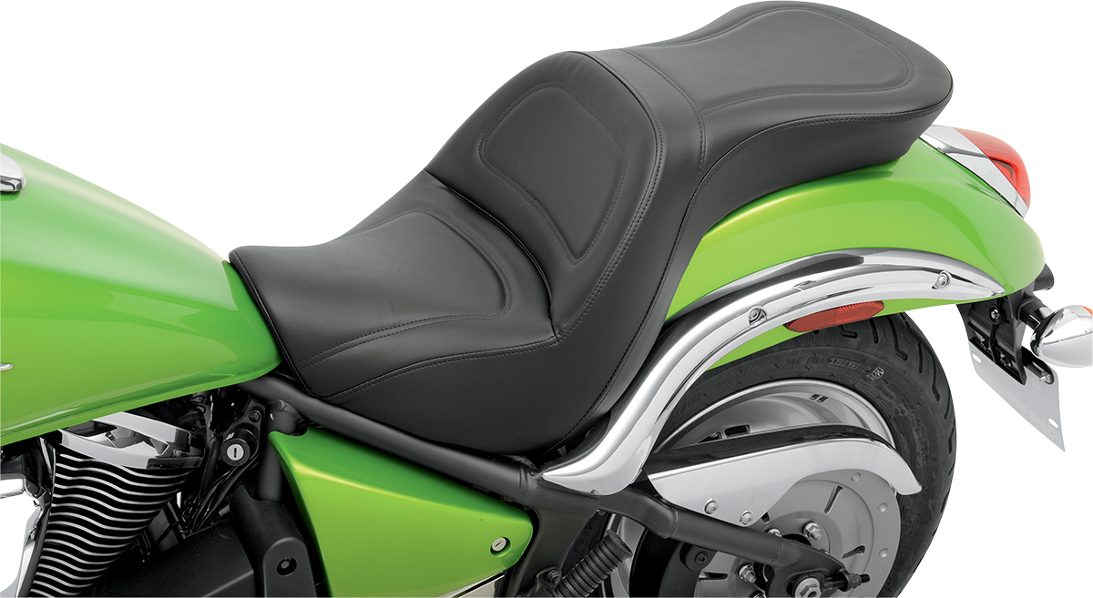 SADDLEMEN Seat - Explorer™ - without Backrest - Stitched - Black - VN900
