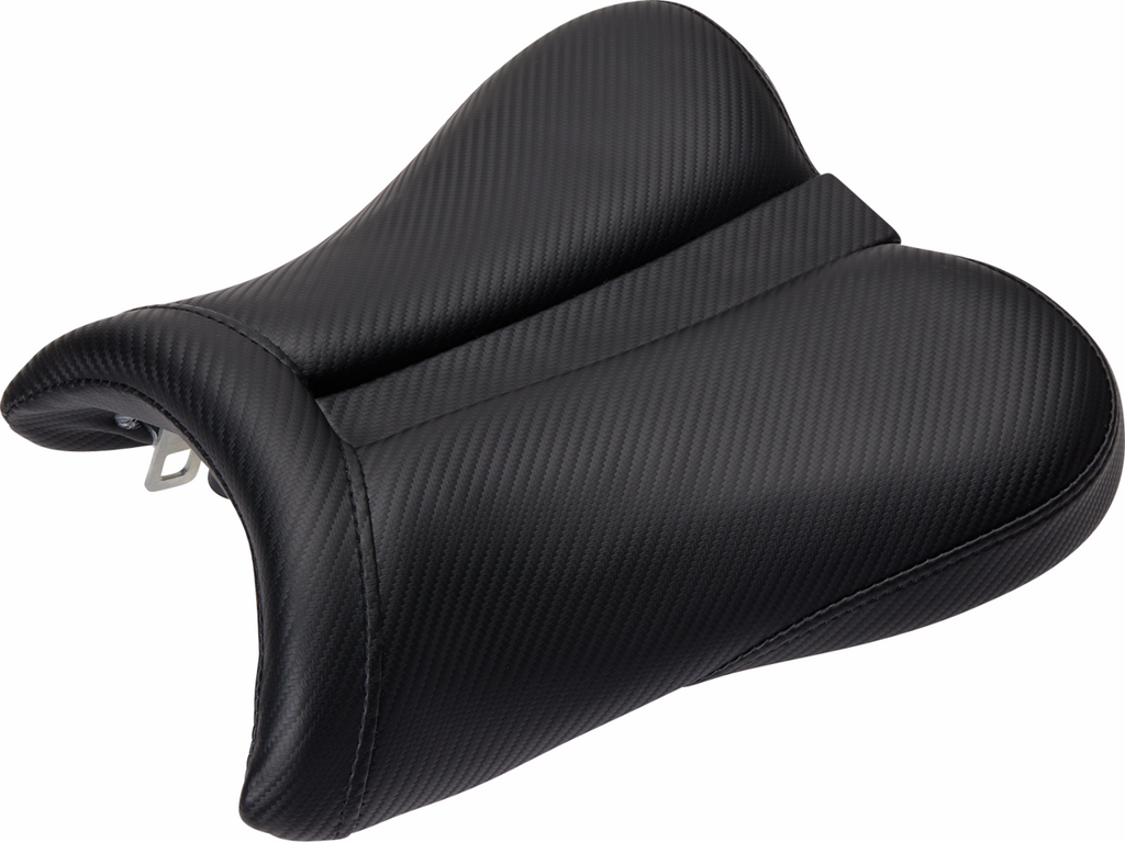 SADDLEMEN Gel Channel™ Track Carbon Fiber Sport Seat - Black - GSXR 600/750