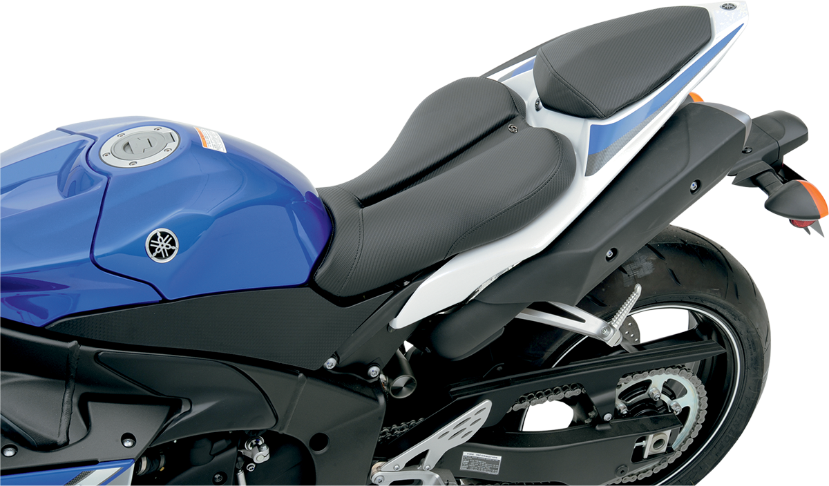 SADDLEMEN Gel Channel™ Track Carbon Fiber Sport Seat - Black - R1