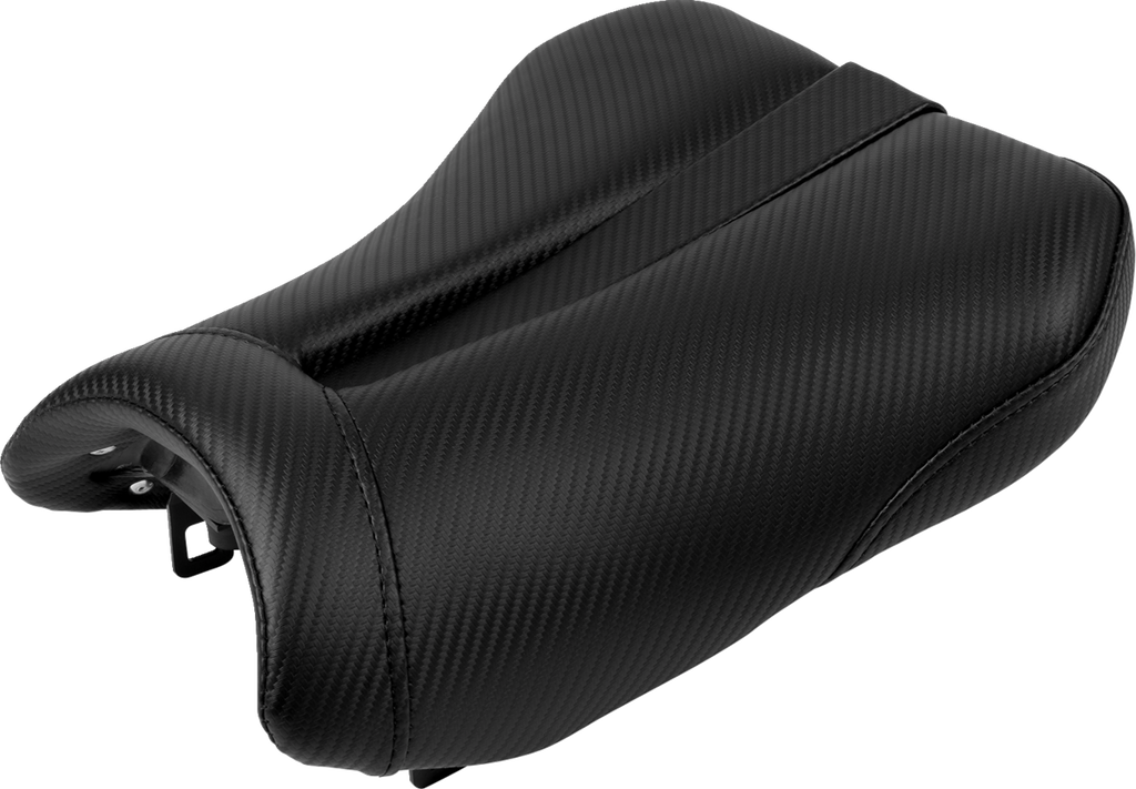SADDLEMEN Gel Channel™ Track Carbon Fiber Sport Seat - Black - GSXR 600/750