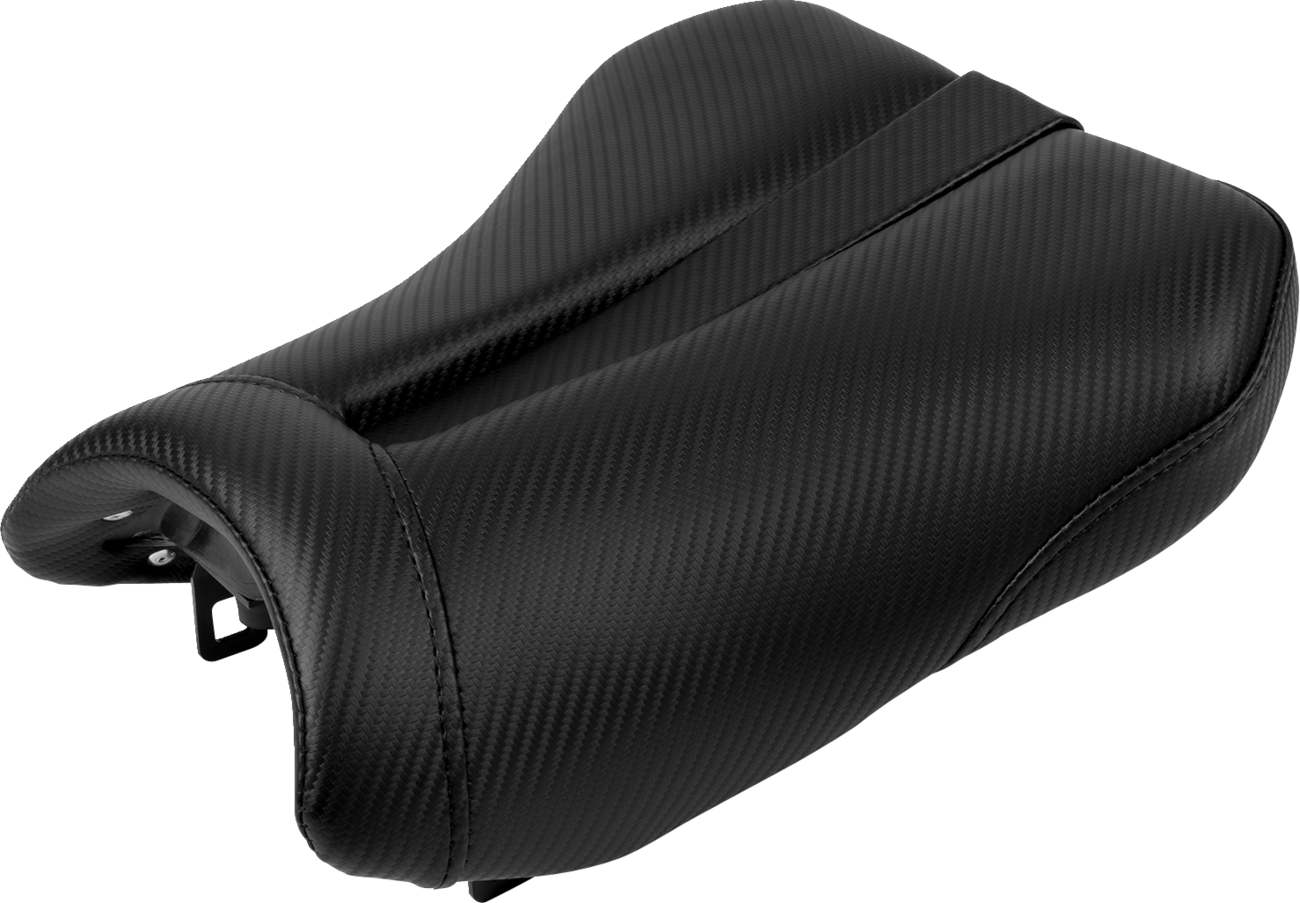 SADDLEMEN Gel Channel™ Track Carbon Fiber Sport Seat - Black - GSXR 600/750