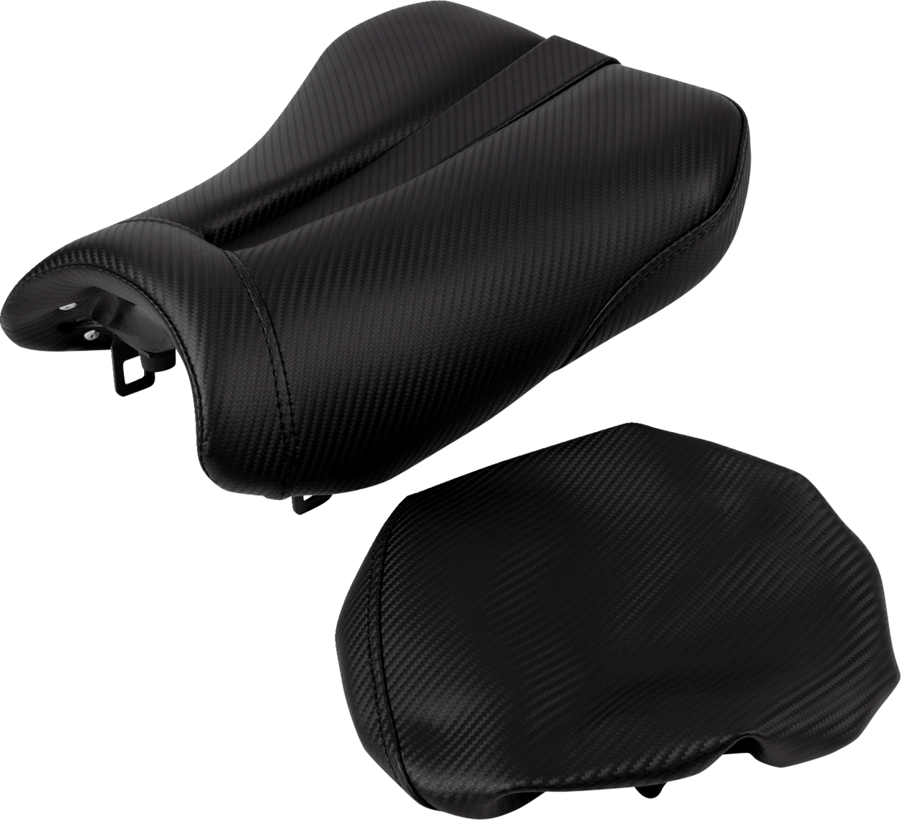 SADDLEMEN Gel Channel™ Track Carbon Fiber Sport Seat - Black - GSXR 600/750