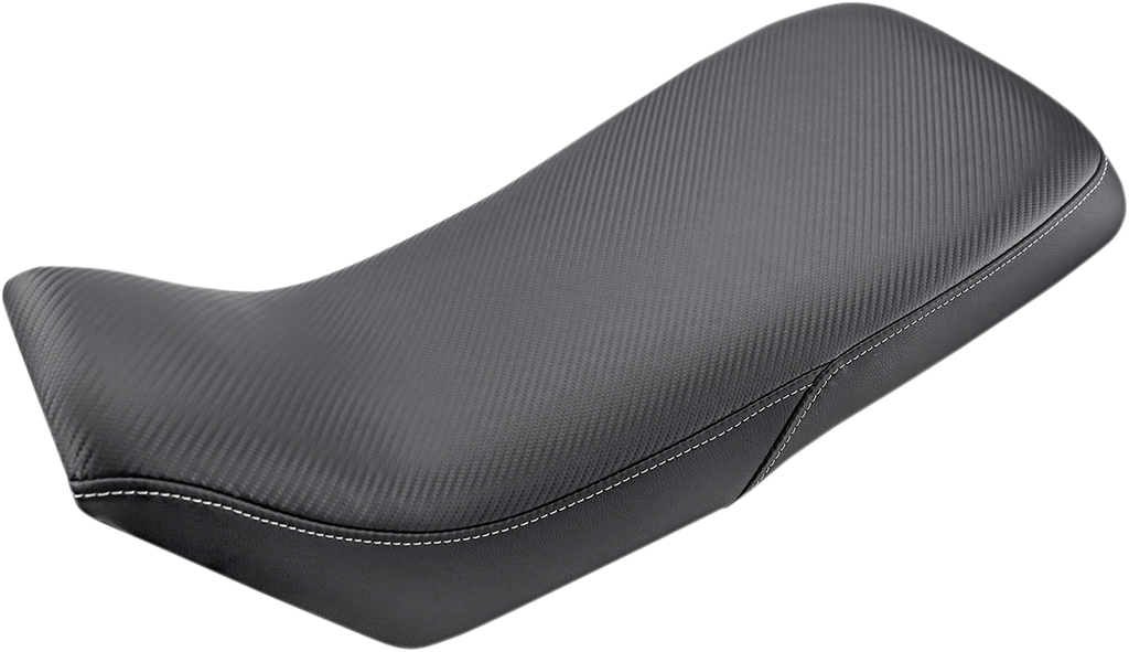SADDLEMEN Adventure Tour Seat - One-Piece - Low - Stitched - Black - KLR 650