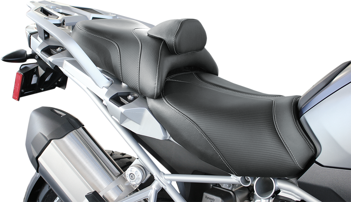 SADDLEMEN Adventure Tour Seat - Standard - Lumbar Backrest - Black - R1200GS '13-'23