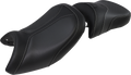 SADDLEMEN Adventure Tour Seat - Low - Lumbar Backrest - Black - R1200GS '13-'23
