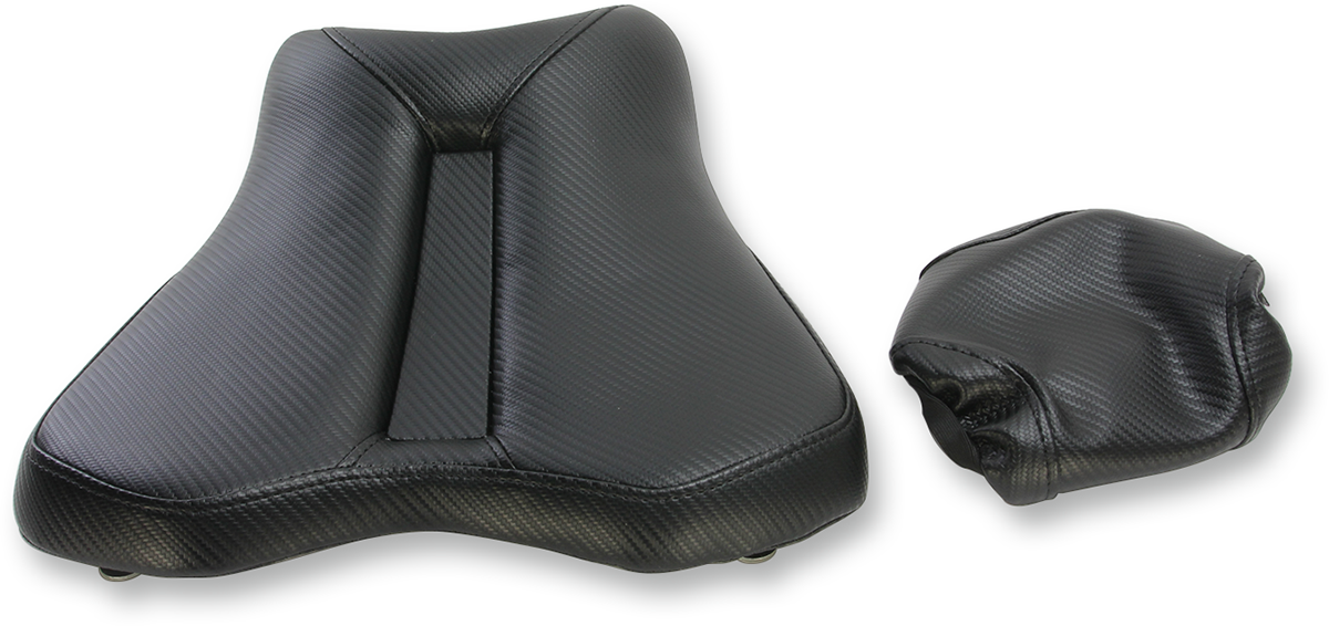 SADDLEMEN Gel Channel™ Track Carbon Fiber Sport Seat - Black - R1